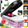 Vegetable Chopper, Mandoline Slicer - Cheese Grater, Food Chopper With Container, Kitchen Gadgets, Home Entials (6-In-1,