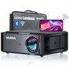 WIMIUS K1 Native 1080P 750ANSI 4K Projector 4D Keystone Wifi6 BT5.2 Portable Outdoor Projector With Bag