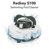 Redkey S100 Robot Pool Cleaner Cordless 28W 5200mAh 130-Min 180μm Filtration Auto-Cleaning Pool Vacuum Cleaner IPX8 Waterproof