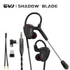 CVJ  Shadow Blade In Ear Earphones 1DD+1 Vibration Switch Adjustable Gaming ports in-ear typec Hifi Headphones konoka Mermaid2
