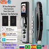 Wifi Tuya APP Face Recognition Smart Door Lock With Camera Video Call Voice Intercom Digital Door Lock Automatic Door Lock