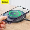 Baseus 15W Qi Wireless Charger For iPhone 15 14 13 Pro Max Airpods Wireless Fast Charging Pad For Samsung S22 Ultra Xiaomi POCO