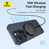 Baseus 15W Qi2 Magnetic Wireless Charger Fast Charging For iPhone 15 14 13 12 Series Pro Max  Wireless Charging For Airpods