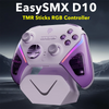EasySMX D10 Wireless Gamepad Bluetooth RGB Controller For PC/Switch/Phone/Steam, TMR Sticks Joystick Hall Effect Micro Triggers