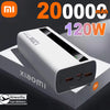 Xiaomi 200000mAh High Capacity PowerBank 120W Super Fast Charging Portable External Battery Powerbank For Iphone Samsung Huawei