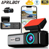 Aprilboy 4K WIFI Dash Cam with Dual Lens and Night Vision