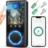 Fingerprint smart door lock with electronic keypad - Biometric Smart Digital Door Lock with Code -Auto Lock