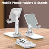 Foldable Mobile Phone Stand Adjustable Angle And Height With Silicone Pad Suitable For Desktop Tablet ipad Portable Phone Holder