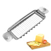 Butter Slicer Cutter, Stainless Steel Ergonomic Cheese Slicer Cheese Even Stick Slicing Tool For Portion Control Cheese