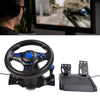 Gaming Steering Wheel 180 Degree Rotation Multifunctional 3 in 1 Game Racing Wheel with Pedals for PC