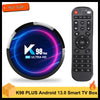 K98 PLUS Android 13.0 Smart TV Box RK3528 Quad-core UHD 4K Media Player H.265 8K Decoding HDR10+ 2.4G/5G WiFi6 BT5.0 4GB+64GB
